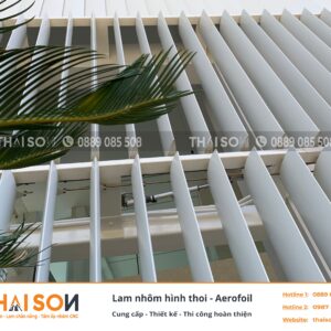 Lam nhôm chắn nắng hình thoi Aerofoil