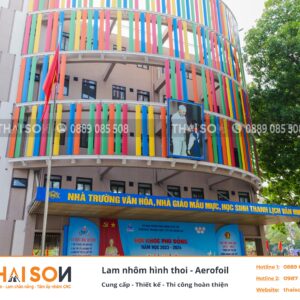 Lam nhôm chắn nắng hình thoi Aerofoil