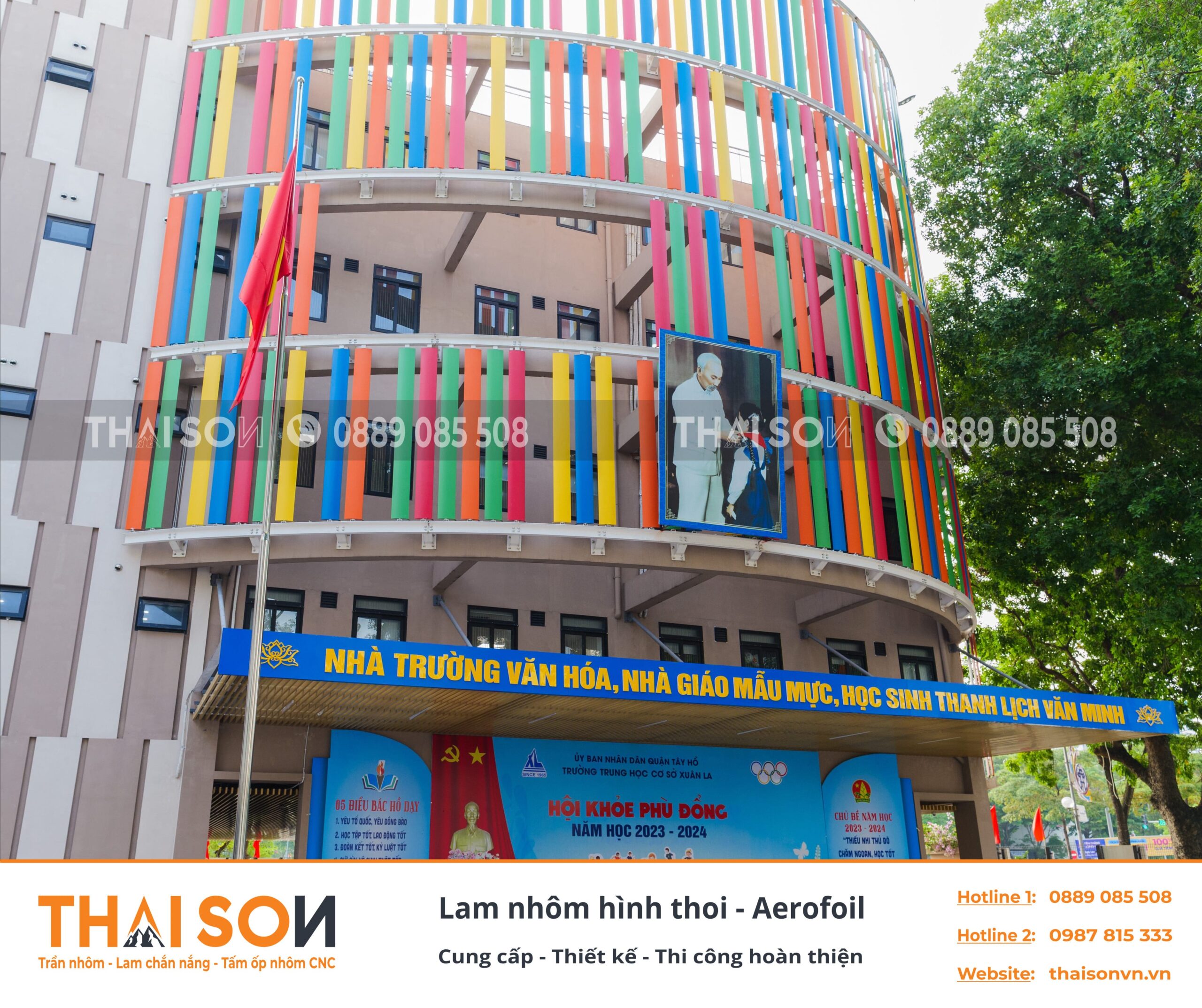 Lam nhôm chắn nắng hình thoi Aerofoil