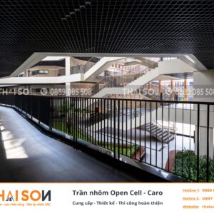 Trần nhôm Cell Caro
