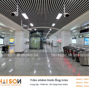 Trần nhôm Ống tròn